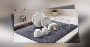 Dish Drying Mat for Kitchen Counter Large Absorbent Dish Drying Mat