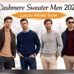 Cashmere sweater men 2026 luxury winter style look