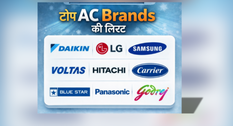 Top AC Brands List in India with Daikin LG Samsung Voltas Hitachi Carrier Blue Star Panasonic Godrej