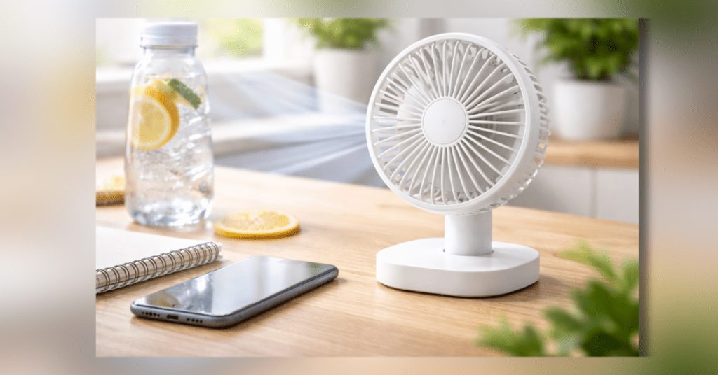 Portable Fan for Summer Cooling