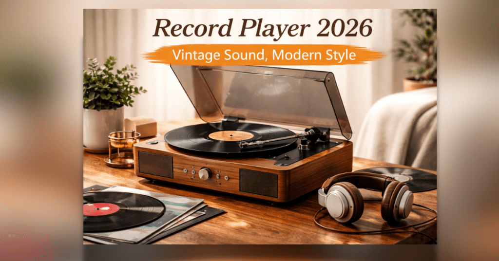 Record player 2026 vintage vinyl music setup