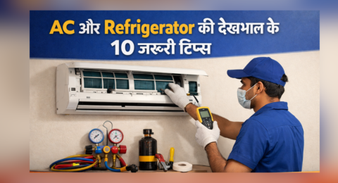 AC aur Refrigerator repair aur maintenance karte hue technician