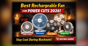 Best Rechargeable Fan for Power Cut