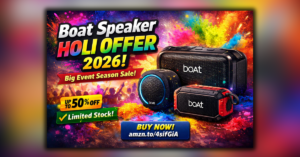 Boat Speaker Holi Offer