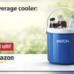 Beverage cooler Milton ice pail with handle for keeping drinks cold in summer