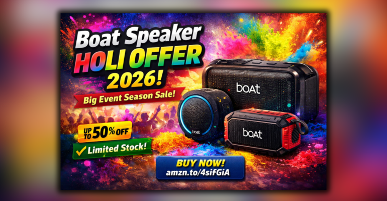 Boat Speaker Holi Offer
