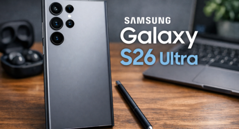 Samsung Galaxy S26 Ultra स्मार्टफोन का प्रीमियम डिजाइन और कैमरा सेटअप