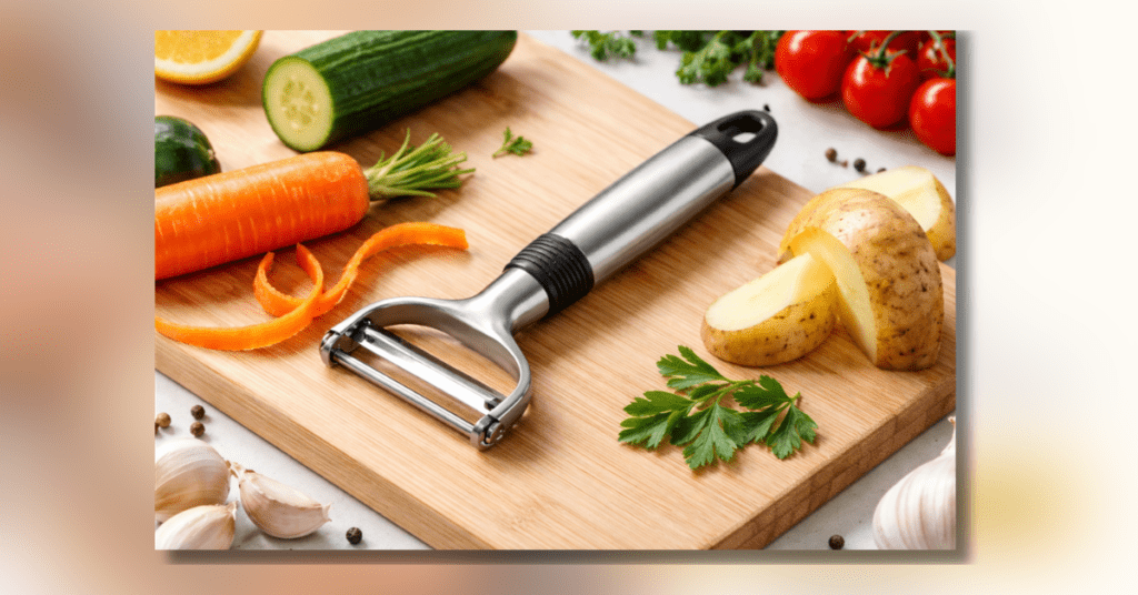 Vegetable Peeler for Kitchen – Easy Potato and Carrot Peeling Tool