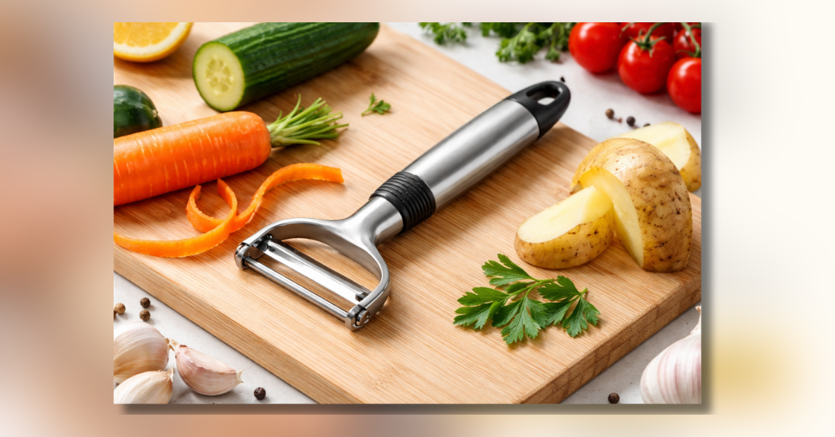 Vegetable Peeler for Kitchen – Easy Potato and Carrot Peeling Tool