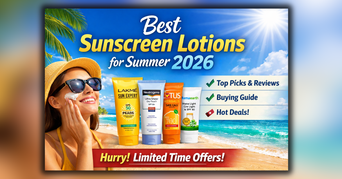 Sunscreen Lotion for Summer
