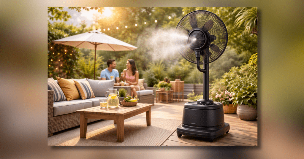 Outdoor Cooling Fan गर्मी में बाहर ठंडक देने वाला पावरफुल फैन
