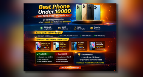 Best Phone Under 10000 2026 के सबसे अच्छे बजट स्मार्टफोन