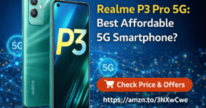 Realme P3 Pro 5G smartphone jade green color image