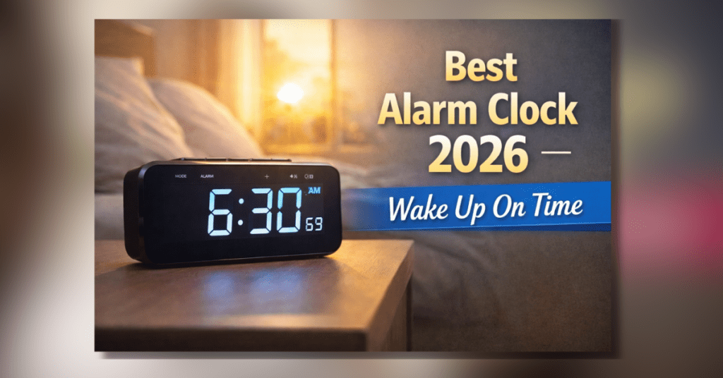 Best Alarm Clock 2026 जो आपको समय पर उठने में मदद करता है