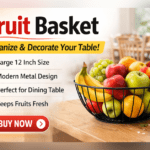 Fruit basket for dining table to keep fruits organized and fresh