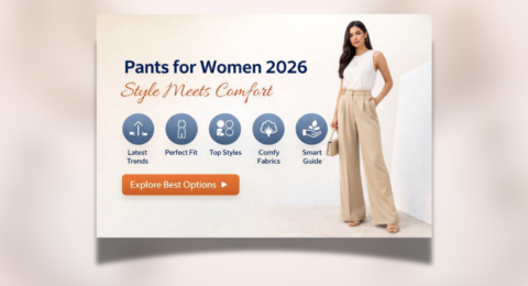 Pants for Women 2026 – Stylish High Waist Wide Leg Trousers for Modern Women