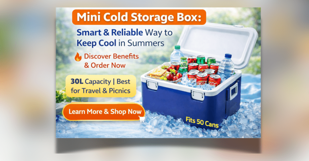 mini cold storage box portable ice box for travel and picnic with cooling insulation