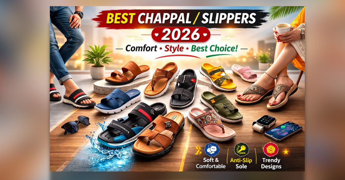 Best Chappal Slippers 2026 comfortable stylish daily wear footwear
