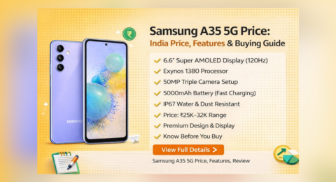 Samsung A35 5G Price in India with features and specifications