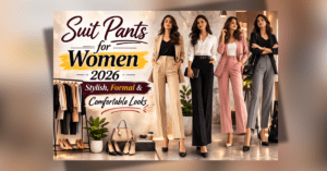 Suit pants for women formal office look 2026
