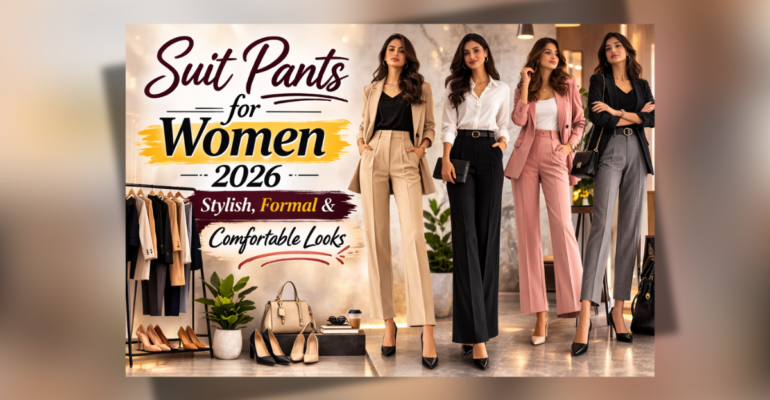 Suit pants for women formal office look 2026