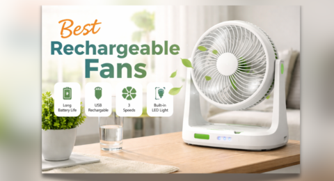 Best rechargeable fan for home and travel use