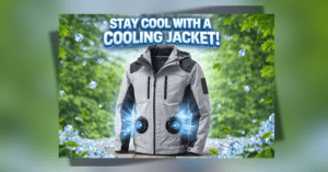 Cooling Jacket Smart with built-in fans for summer cooling