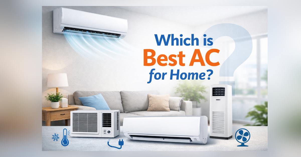 Which is best AC for home – split, window and portable air conditioner comparison