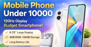 Mobile Phone Under 10000 POP X स्मार्टफोन 120Hz डिस्प्ले और बजट फीचर्स के साथ