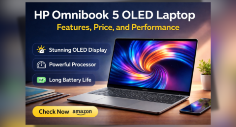 HP Omnibook OLED Laptop with stunning OLED display and powerful performance