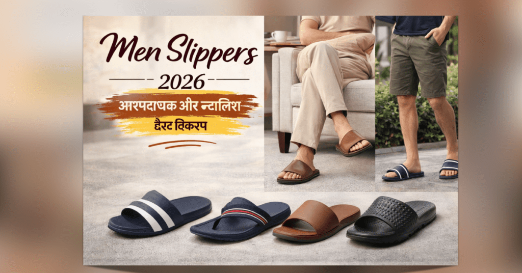 Men Slippers 2026 comfortable stylish daily wear options