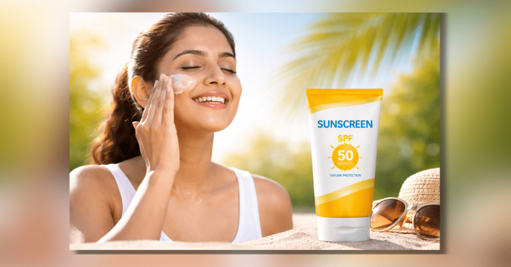 Sunscreen for sun protection and healthy skin