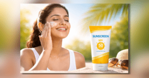 Sunscreen for sun protection and healthy skin