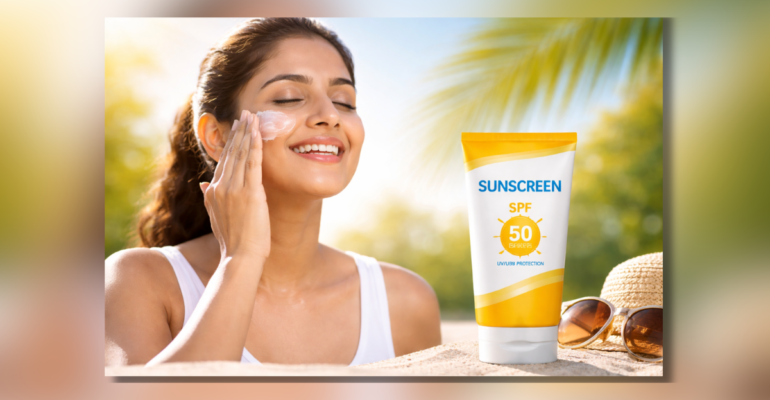 Sunscreen for sun protection and healthy skin