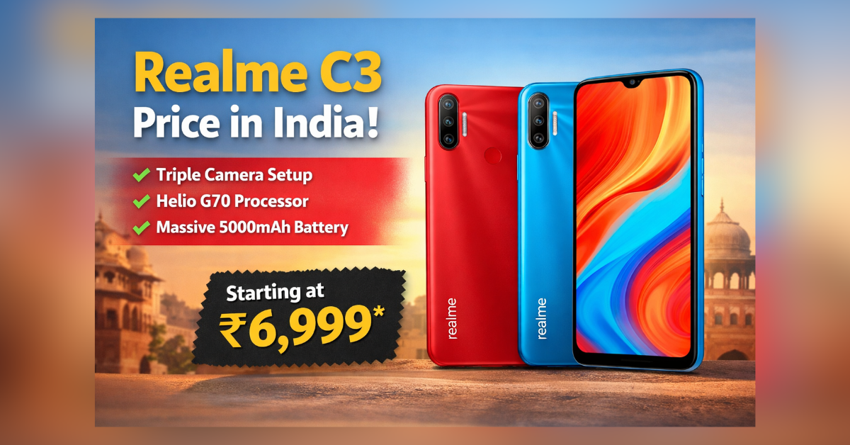 Realme C3 price in India with full specifications and features