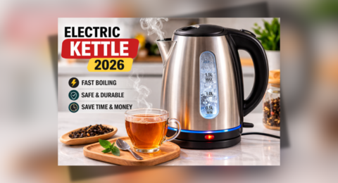 Electric Kettle 2026 stainless steel fast boiling smart kitchen appliance