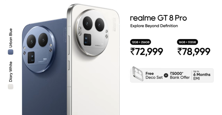 Realme GT 8 Pro Price और फीचर्स वाला 5G स्मार्टफोन