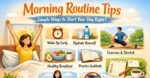 Morning Routine Tips सुबह की दिनचर्या के लिए आसान और असरदार तरीके