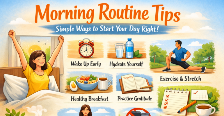 Morning Routine Tips सुबह की दिनचर्या के लिए आसान और असरदार तरीके