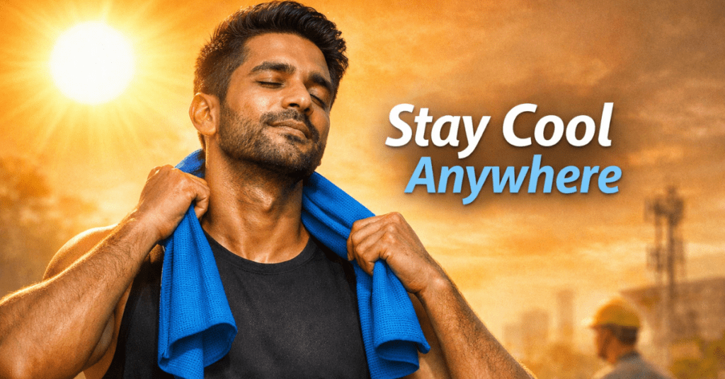 Cooling Towel 2026 summer heat relief towel for gym and outdoor use