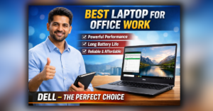 Dell Laptop Office Work