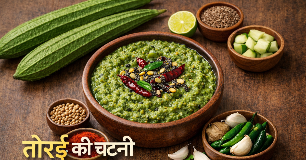 तोरई की चटनी रेसिपी