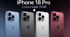 iPhone 18 Pro Colors के नए ऑप्शन Light Blue, Dark Gray, Silver और Dark Cherry