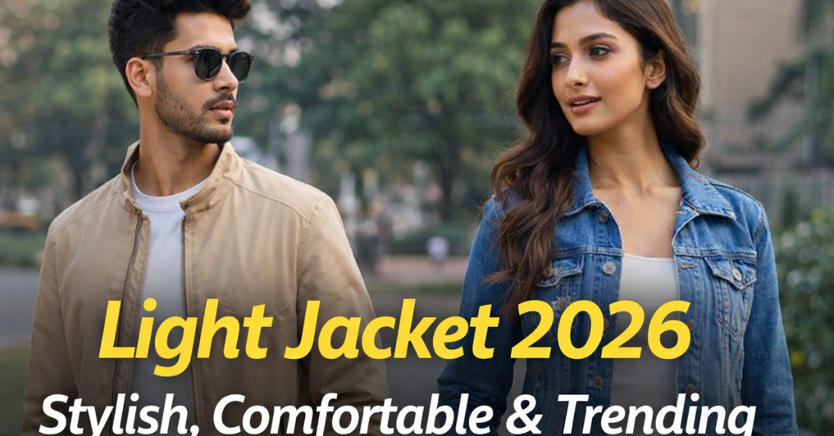 Light Jacket 2026 स्टाइलिश और हल्की जैकेट पुरुषों और महिलाओं के लिए