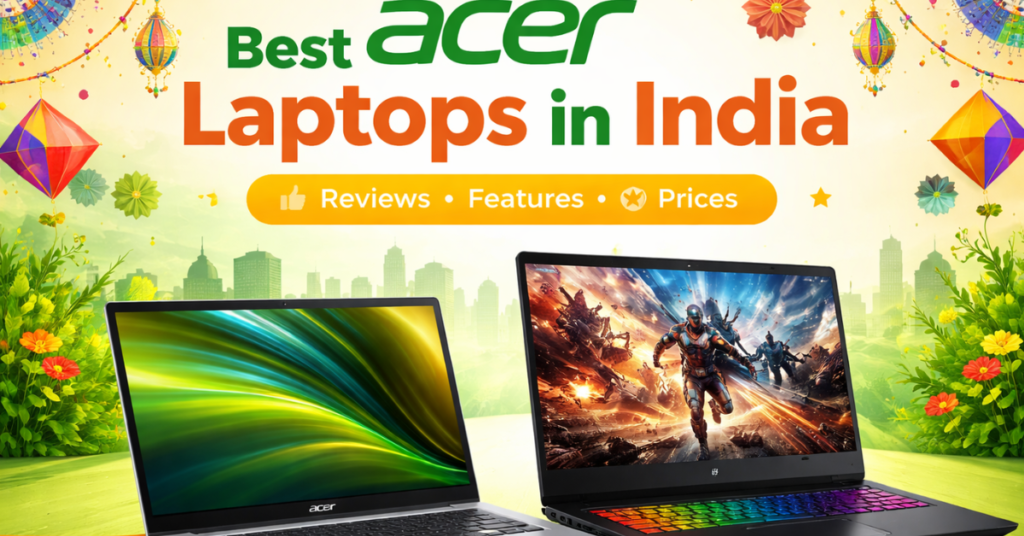 Acer laptop India भारत में 2025 के बेस्ट Acer लैपटॉप्स फीचर्स और कीमत के साथ
