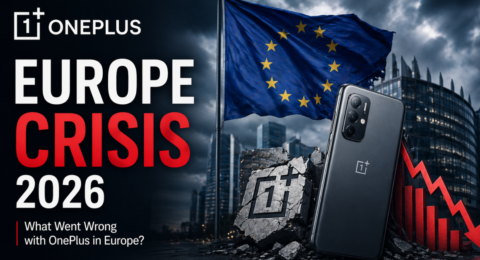 OnePlus Europe Crisis 2026 smartphone market issue illustration