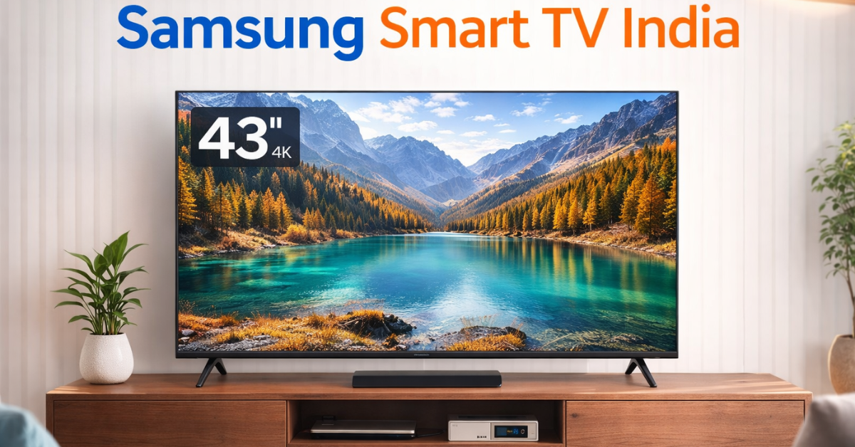 Samsung smart TV India 43 इंच 4K अल्ट्रा HD स्मार्ट LED टीवी