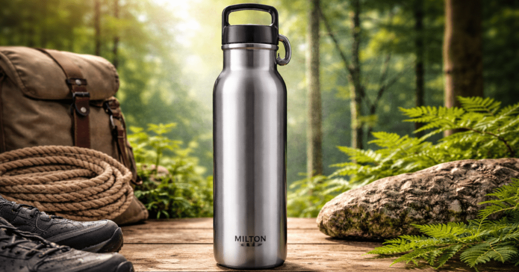 Milton water bottle steel स्टेनलेस स्टील वाटर बॉटल ठंडा और गर्म पानी के लिए