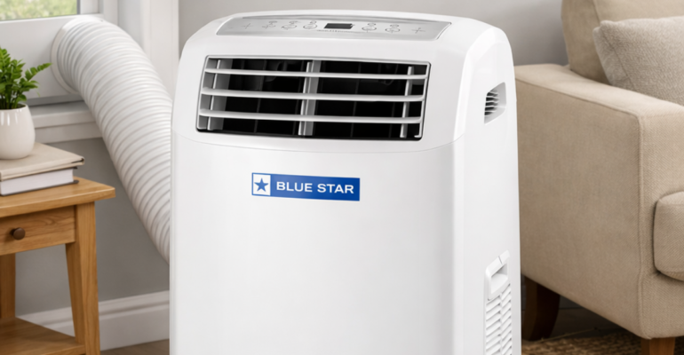 घर के लिए Blue Star Portable AC जो आसान इंस्टॉलेशन और बेहतर कूलिंग देता है