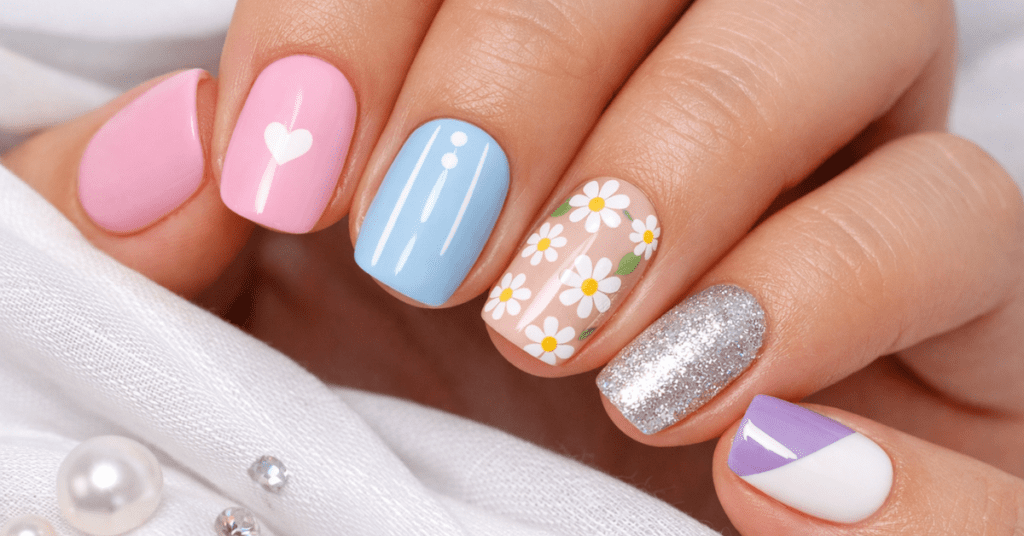 नेल आर्ट डिजाइन आसान